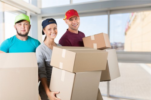 Local house removals team planning a move in Camden