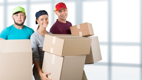 Removal team handling a Camden property move with careful packing and loading