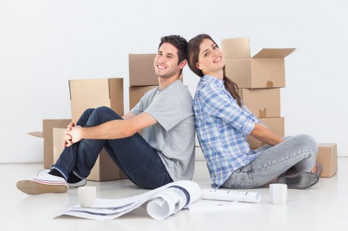 Local removals team handling apartment access in Camden