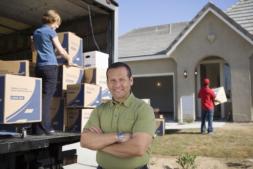 Professional van service in Camden handling household items securely