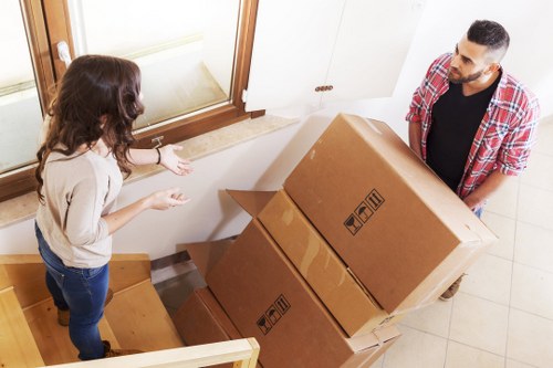 Residential move in Camden showing a flat relocation with careful handling