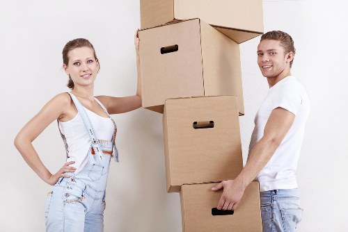 Careful furniture handling during a Camden flat move