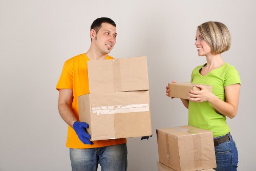 Careful handling of student furniture and boxes for Camden relocation